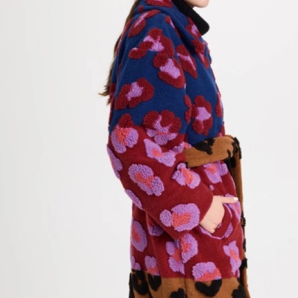 Farm Rio Mixed Leopard 🐆 Coat - NWT - L - Picture 5 of 15